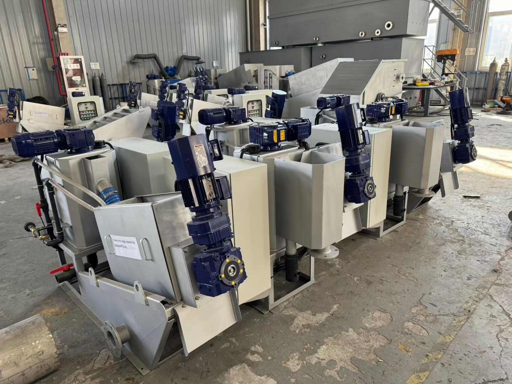 Multi-Dis Sludge Dewatering System to Malaysia-Techange Environmental