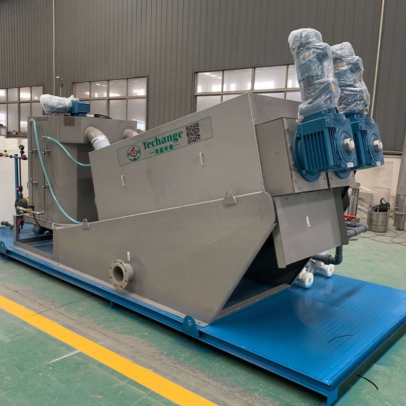 Congratulations on the export of our snail sludge dewatering system to Peru