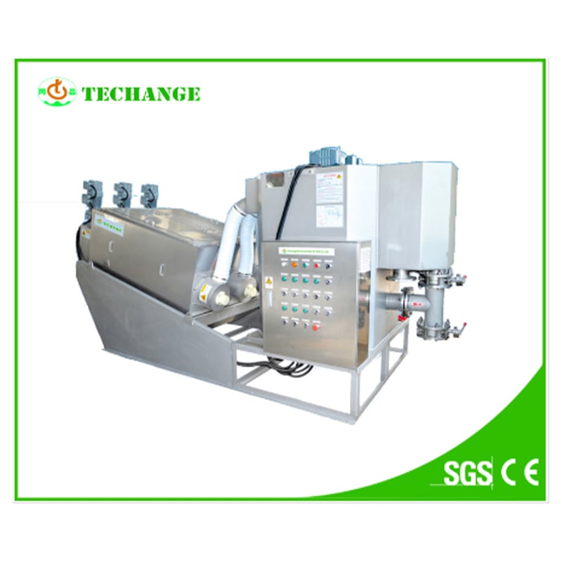 Pre-thickening Screw Sludge Dehydrator