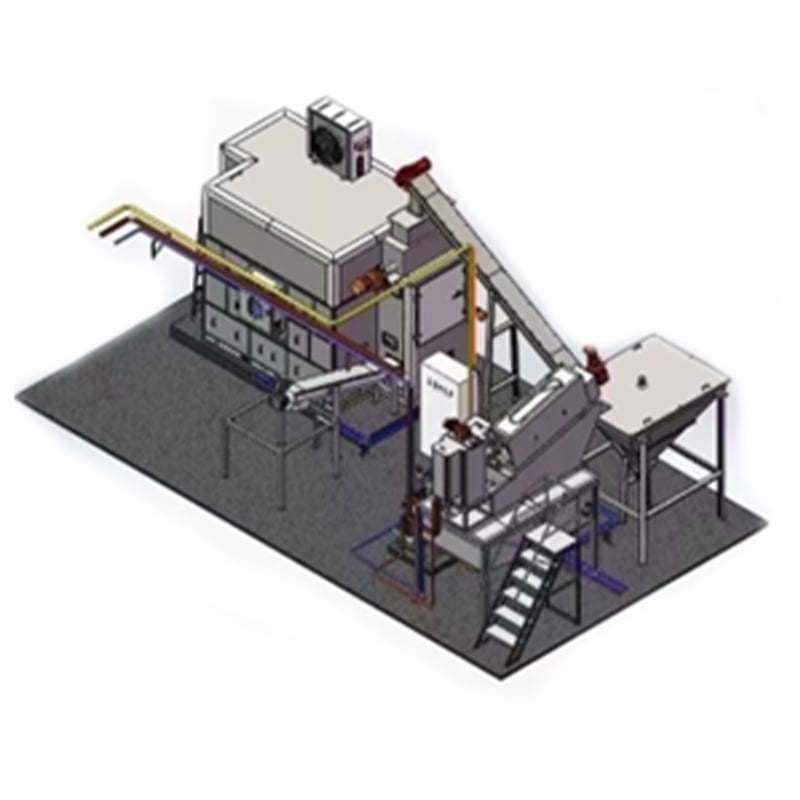 Low Temperature Belt Sludge Dryer