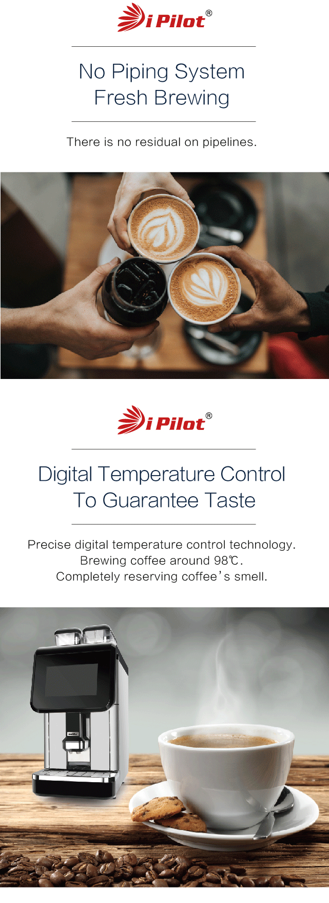 Best Price For 24 Flavors Automatic Coffee Machine With 10.2 Inch Touch Screen and Professional Grinding System supplier