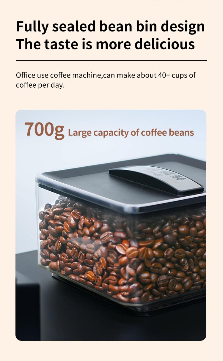 Table-Top 7.1 Inch Touch Screen 2023 New Bean To Cup Coffee Machine Automatic Espresso Coffee Machine Cafeteria Professional factory