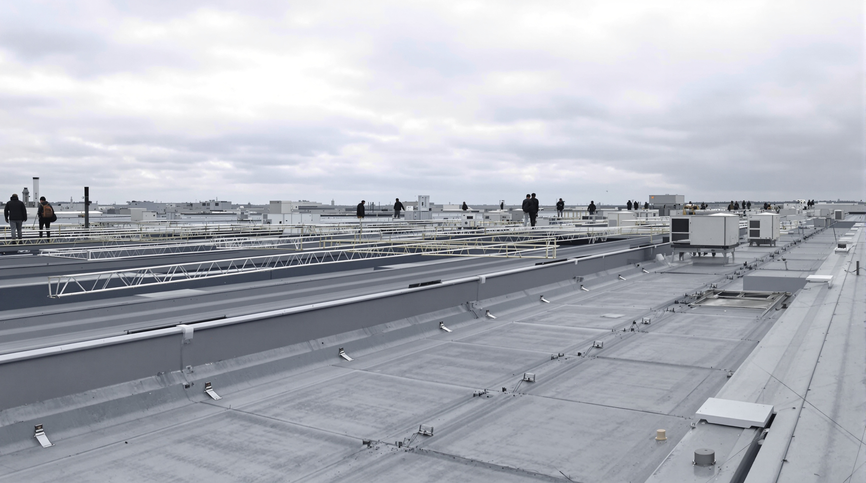 Twinwall PVC roof panels installed on rafters, remaining stable and undamaged during high winds