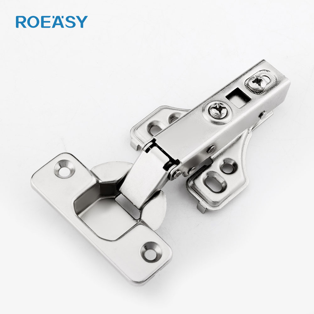Roeasy CH-291BP 35 мм чаша, пеперуда, меко затваряне, неразделна мебелна панта с хидравличен механизъм и кука за мебели