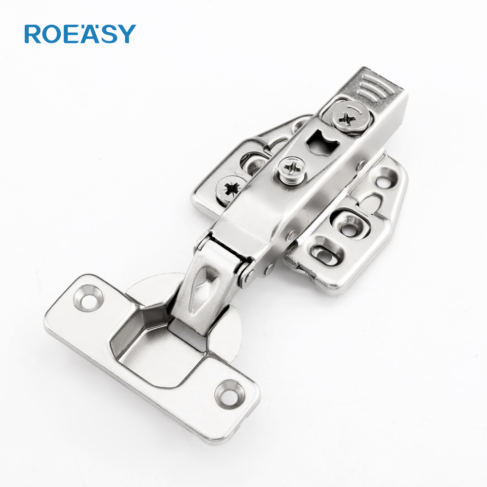 Roeasy CH-293A-3H 35mm 90 grad 5 huller plade 3D pindel klik-på soft close skabspindel