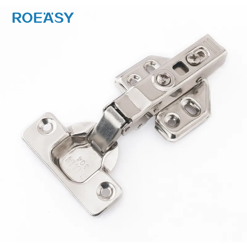 Roeasy CH-293DSS 304 35mm Kupfer 95 Grad SS304 schließbare uneinziehbare Schrankangel