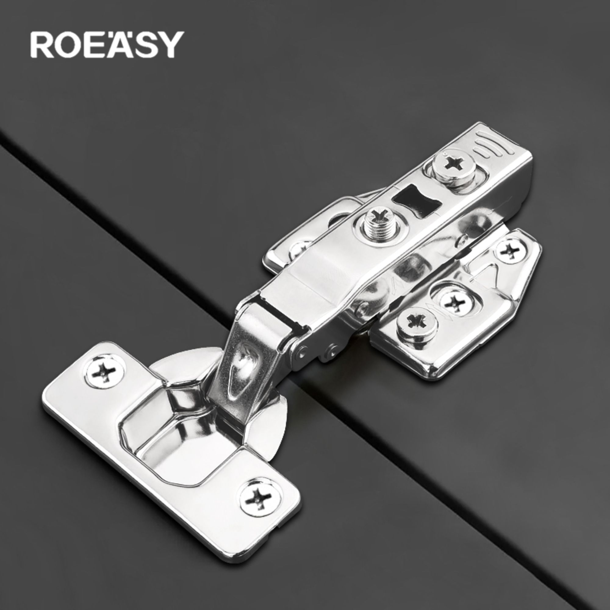 Roeasy 293HSS-3H 35mm Edelstål 201 soft close hydraulisk 3d tungdækende skab scharnier