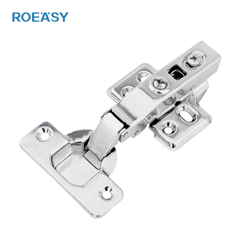 Roeasy CH-291SS 35 mm szklanka 95 stopni SS304 zamknięcie nierozłączne zawias szafkowy ze stali nierdzewnej zawias do szafki ze stali nierdzewnej blok cylindra ze srebra hydrauliczny zawias do kuchennej szafki