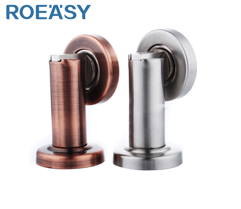 Roeasy DH806 Hög Kvalitet Fabrikspris Spärr Rostfritt Stål Golvmountad dörrspärr hållare magnetisk