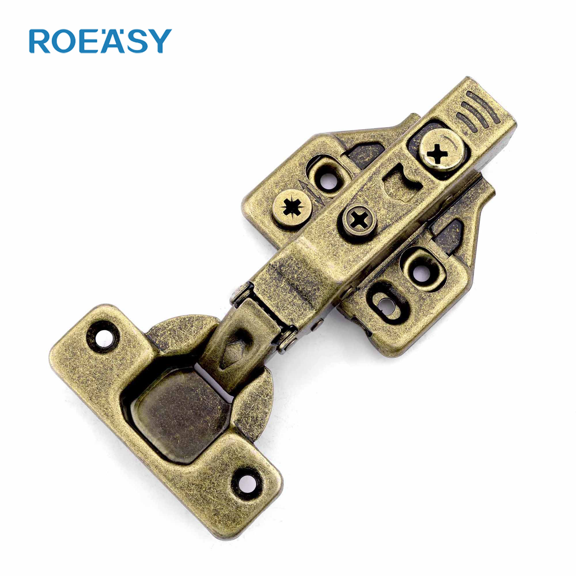 Roeasy CH-293A-3D-AB 35 mm skål dæmper lydsvag klipteknik blød lukning hydraulisk skabshængsel 3D møbelhængsel