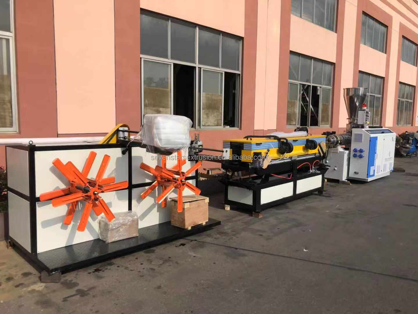 Plastic PVC PP PE PA Electric Sheath Corrugated Hose Making Machine supplier