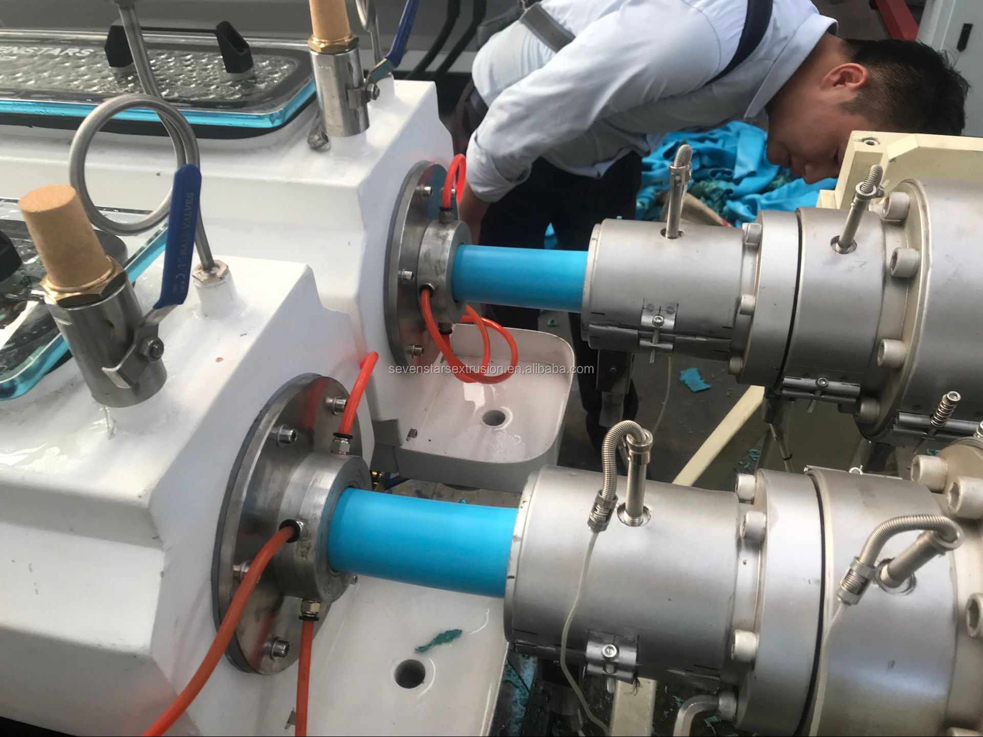 Sevenstars Factory Price PVC Water Conduit Pipe Extruder Making Machine Production Line supplier