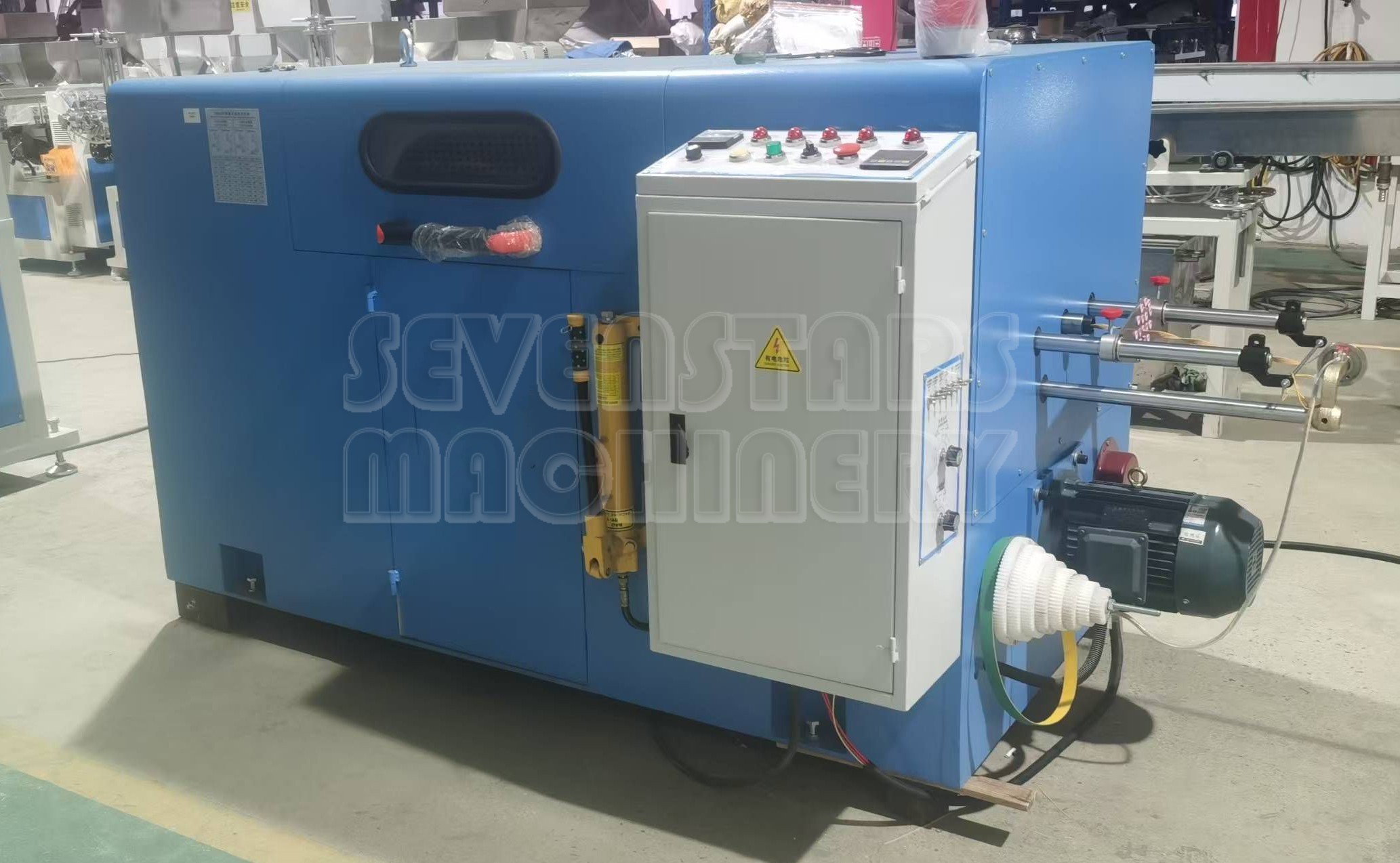 Sevenstars PP PE PVC Outdoor Furniture Rattan Wicker Artificial Making Machine Weaving Twisting Machine factory