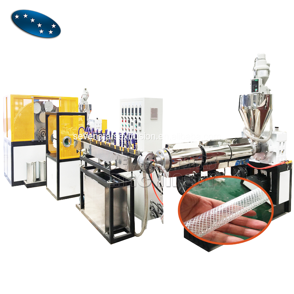 SEVENSTARS PVC Fiber Reinforced Hose Garden Tube Production Line Diameter 6-50mm supplier