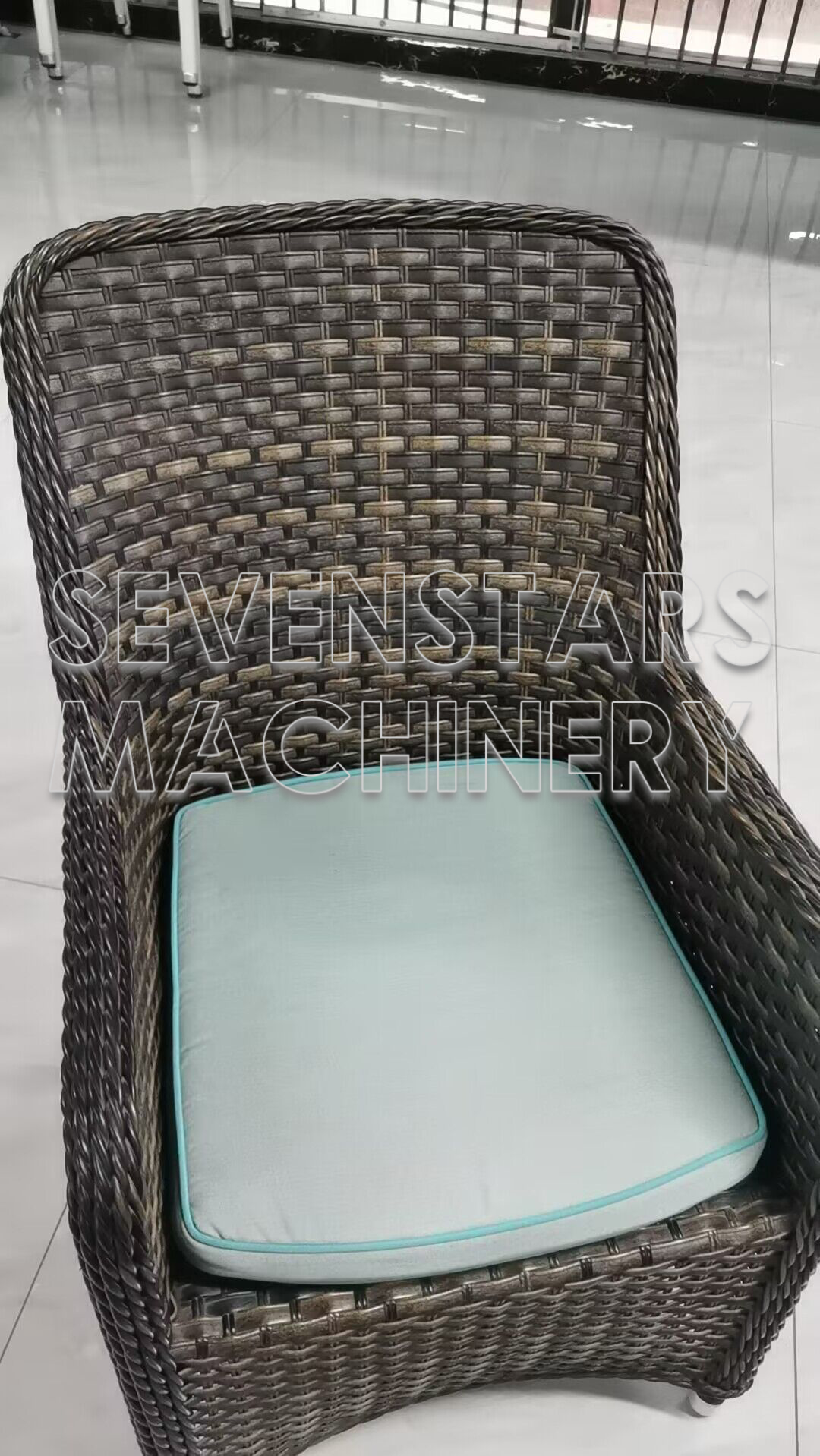 Sevenstars PE PVC EVA three color rattan woven making plastic machine Production Line supplier