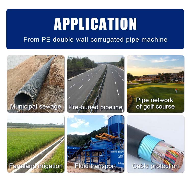 Sevenstars HDPE PE PP PVC Multifunctional Single Wall Corrugated Pipe Extruding Line Machine Single Screw Core Motor Gearbox supplier