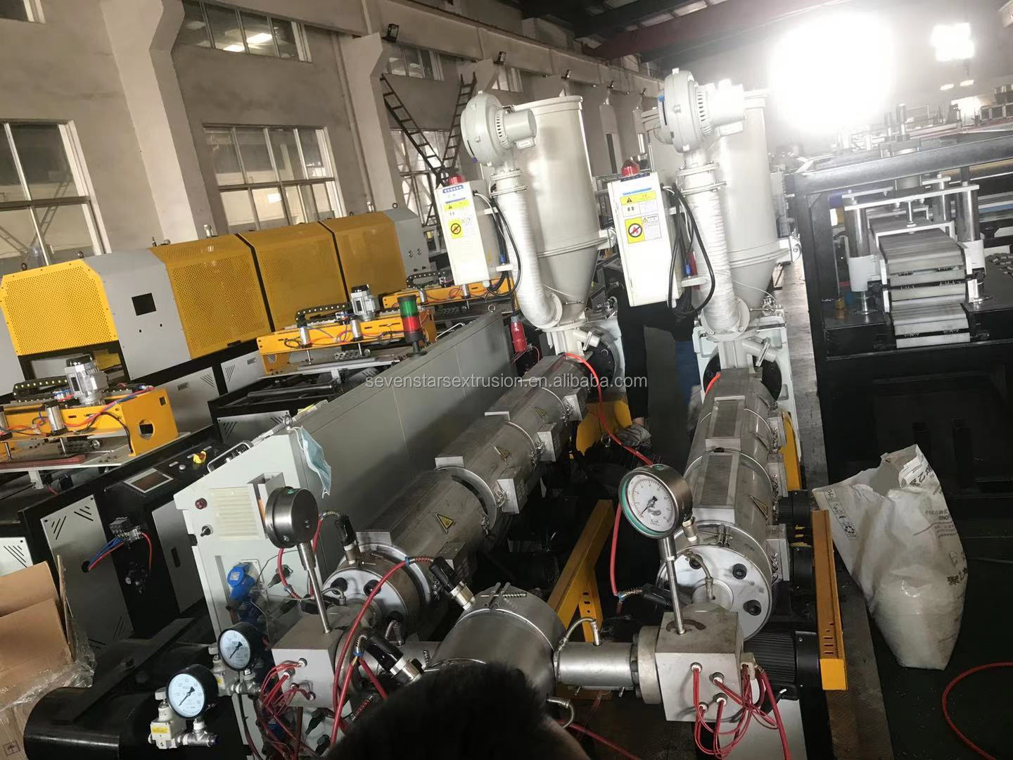 Plastic PVC PP PE PA Electric Sheath Corrugated Hose Making Machine details