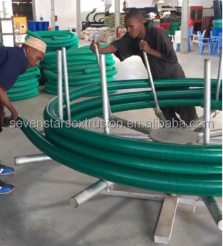 PVC Spiral Hose Pipe Making Machine Manufacturing Plan with Small Extruder Machine details