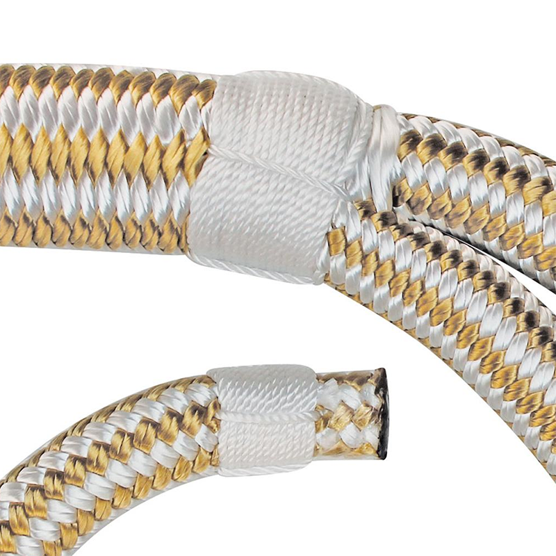 JL 3/8in 50ft dock line boat marine double braided rope nylon dock line supplier