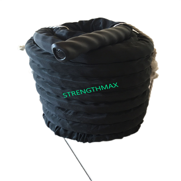 Securing battle ropes safely and securely in your own home