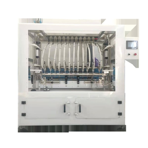 Speed up production with our high-capacity disinfectant filling machine