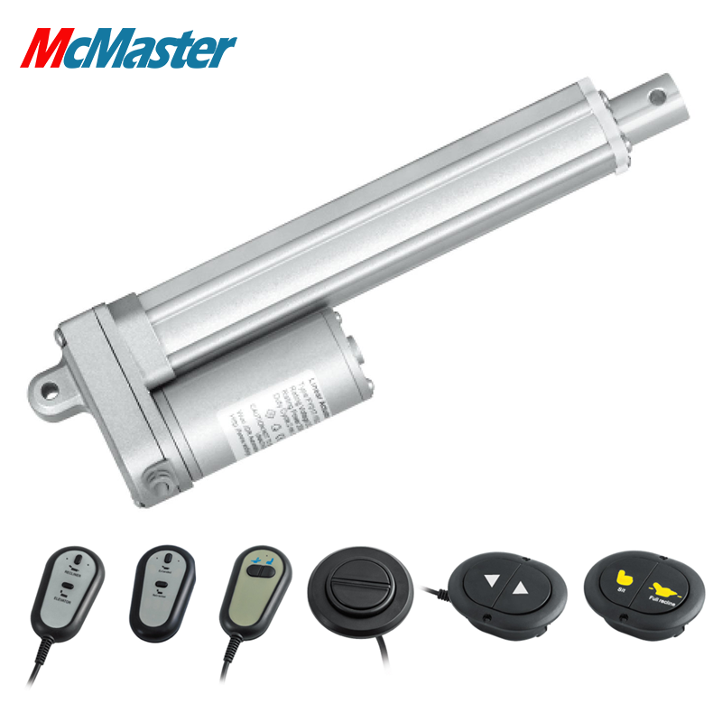 DC Brush Motor 12V 24V 36V 48V 1200N Linear Actuator IP65 Reciprocating Linear Actuator Industrial Linear Actuator