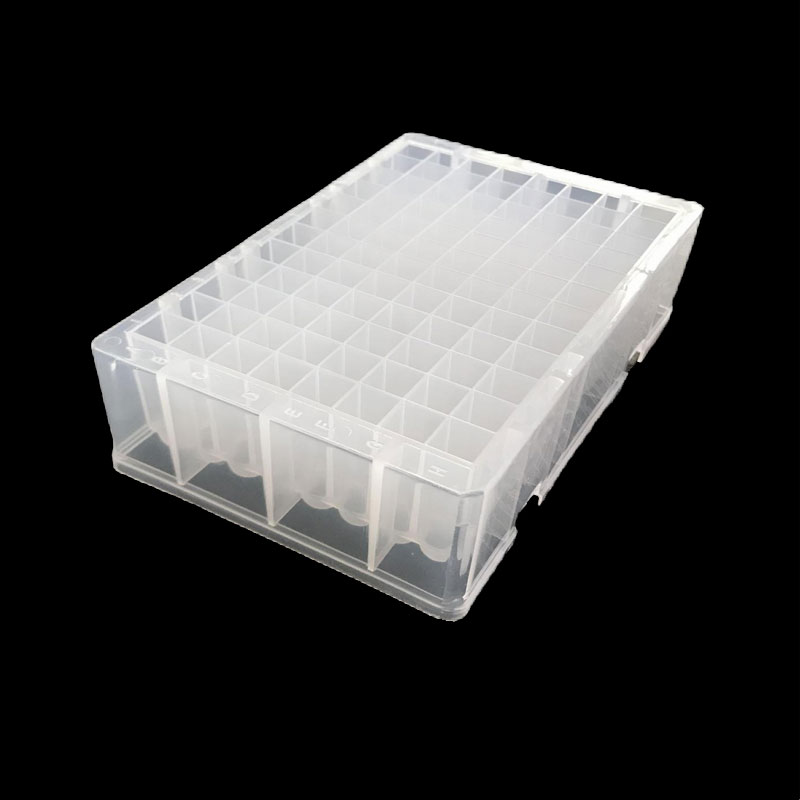 product lab consumables transparent ps material disposable 96 deep well reaction plate-10