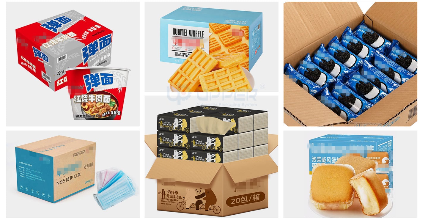 Combination of case erector and carton sealing machine manufacture