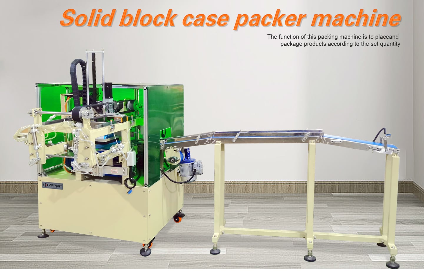 Small Solid alcohol case packer machine Aspiration module automatic grabbing packing machine factory