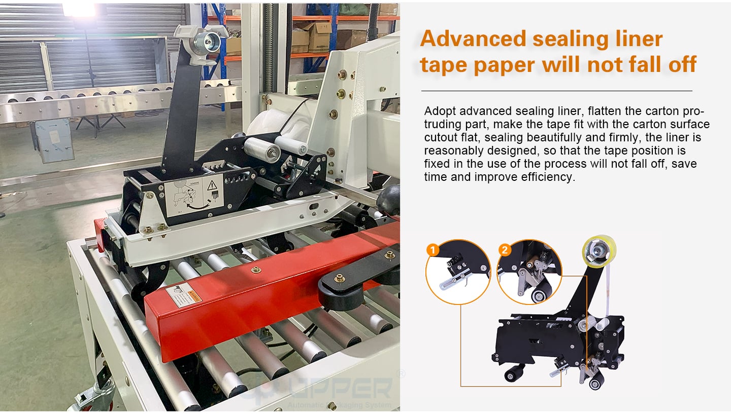 Combination of case erector and carton sealing machine factory