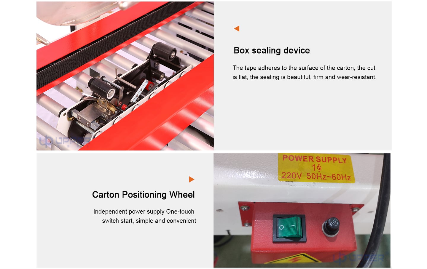 Box Sealing Machine Top Bottom Tape Automatic Case carton sealer manufacture