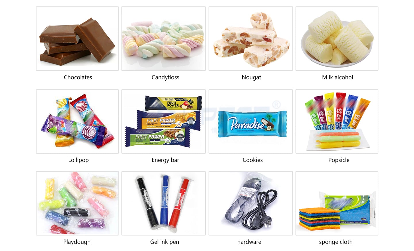 Film down side pillow packaging machine for fruit bar seaweed rice flour Upper flow pack machine factory