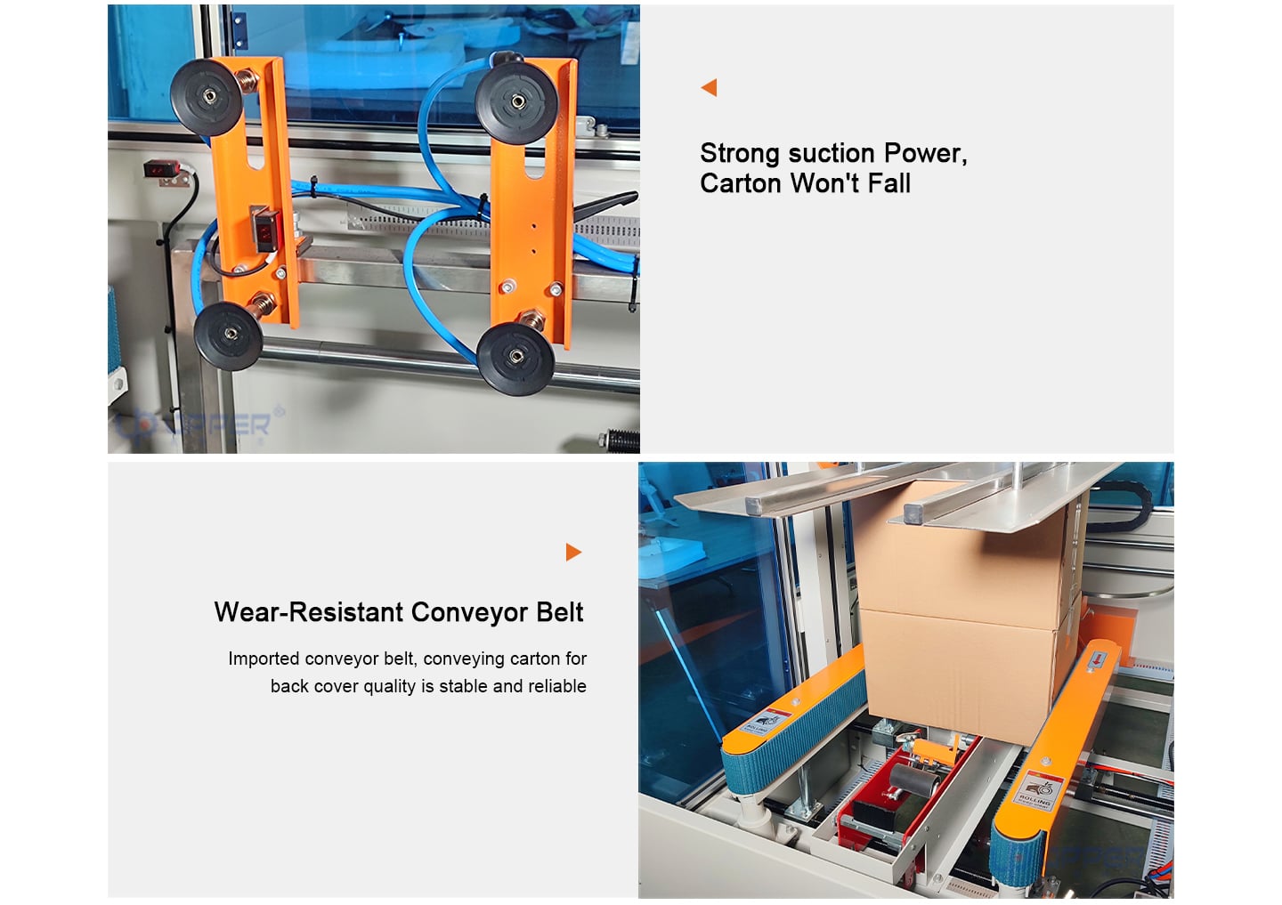 Automatic folding case erector cartons bottom sealer packaging machine factory