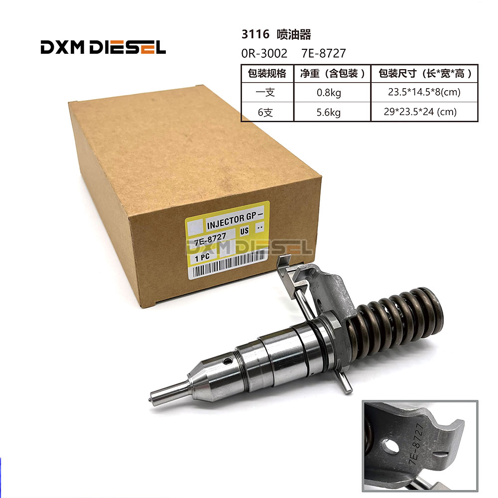 new Excavator Injector Engine 3114 3116 Diesel Fuel Injector 0R-3002 7E-8727 manufacture