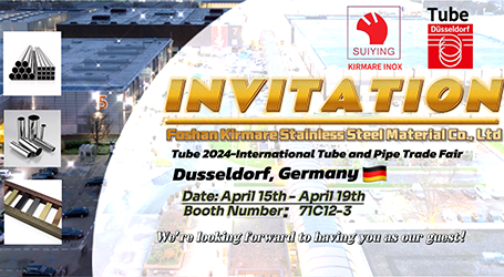 Nostra societas participabit in Exhibitione Tuborum Dusseldorf 2024 in Germania