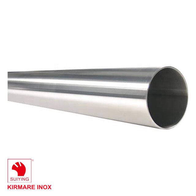 Mirror Polished Stainless Steel Round Pipes 304 manufacture