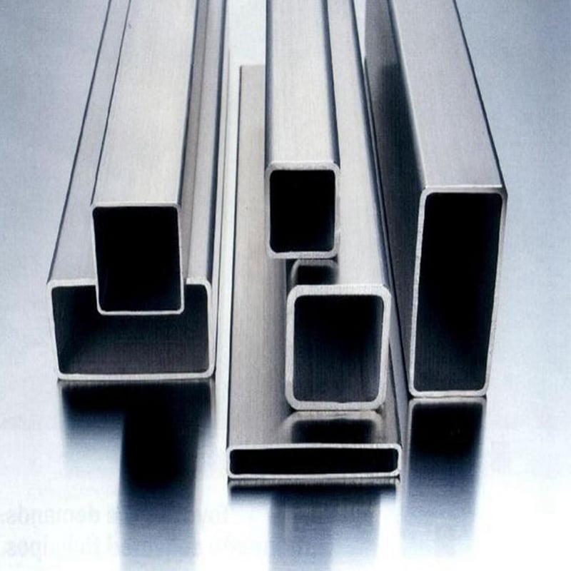 ASTM A554 أنابيب الفولاذ المقاوم للصدأ مستطيلة 201