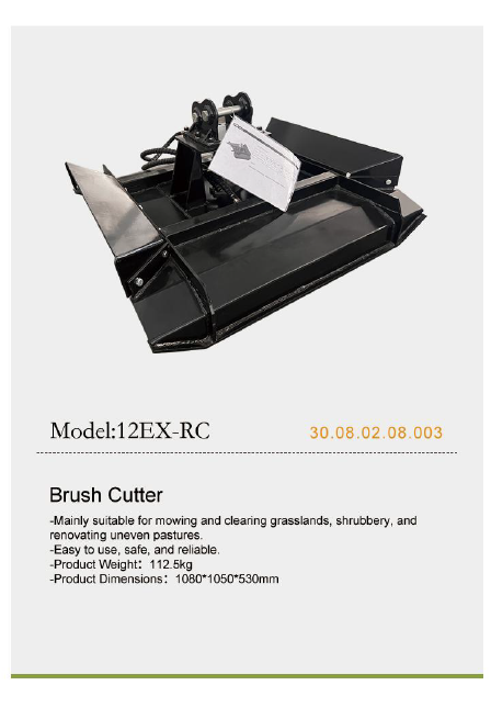 product new china factory garden tools lawn mower skid steer attachments brush cutter mower blade-1