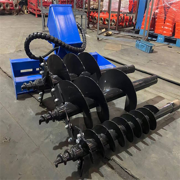 Nøjagtigt gravning gøres mulig med Hydraulic Skid Steer Auger