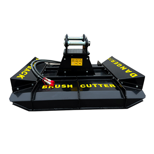 Clearing away earth and debris with excavator attachments