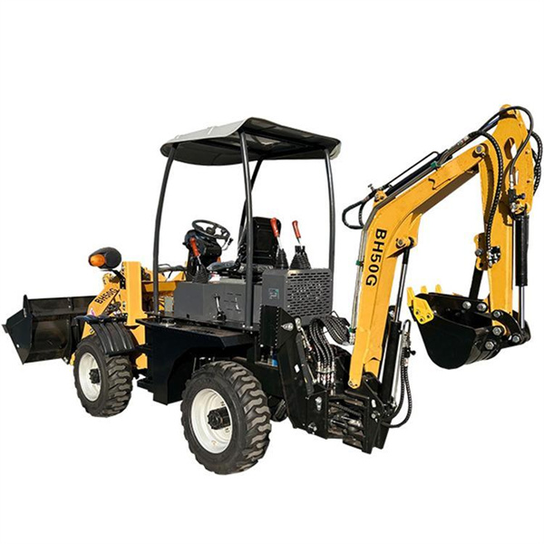 Experience unmatched durability and strength in our backhoe excavator model