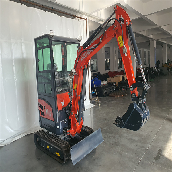 Comfort and Safety Guaranteed with the KU18 Mini Excavator's Operator-Friendly Design