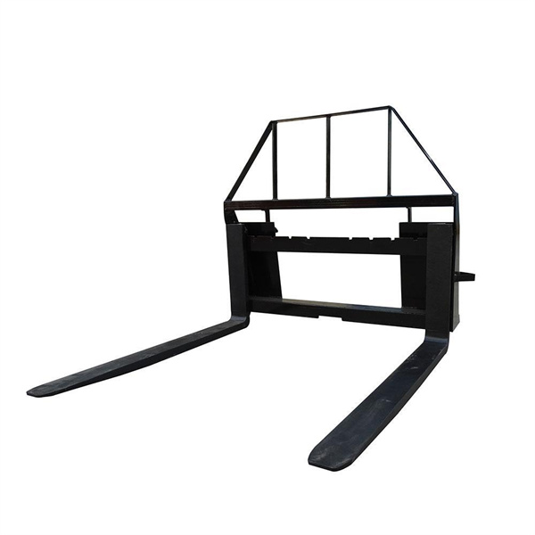What are the benefits of using skid steer loader pallet forks in construction projects