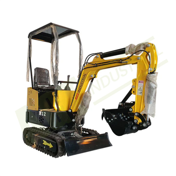Save time and energy with a mini excavator equipped with a durable bucket for various applications.
