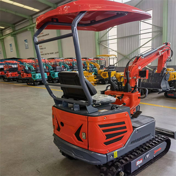Mini-Bagger im Einsatz