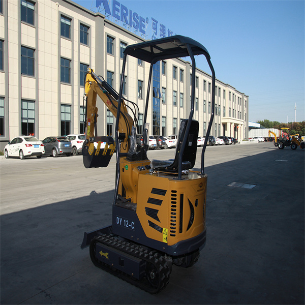 Get the job done faster with the DM12-C mini excavator's agile maneuverability.