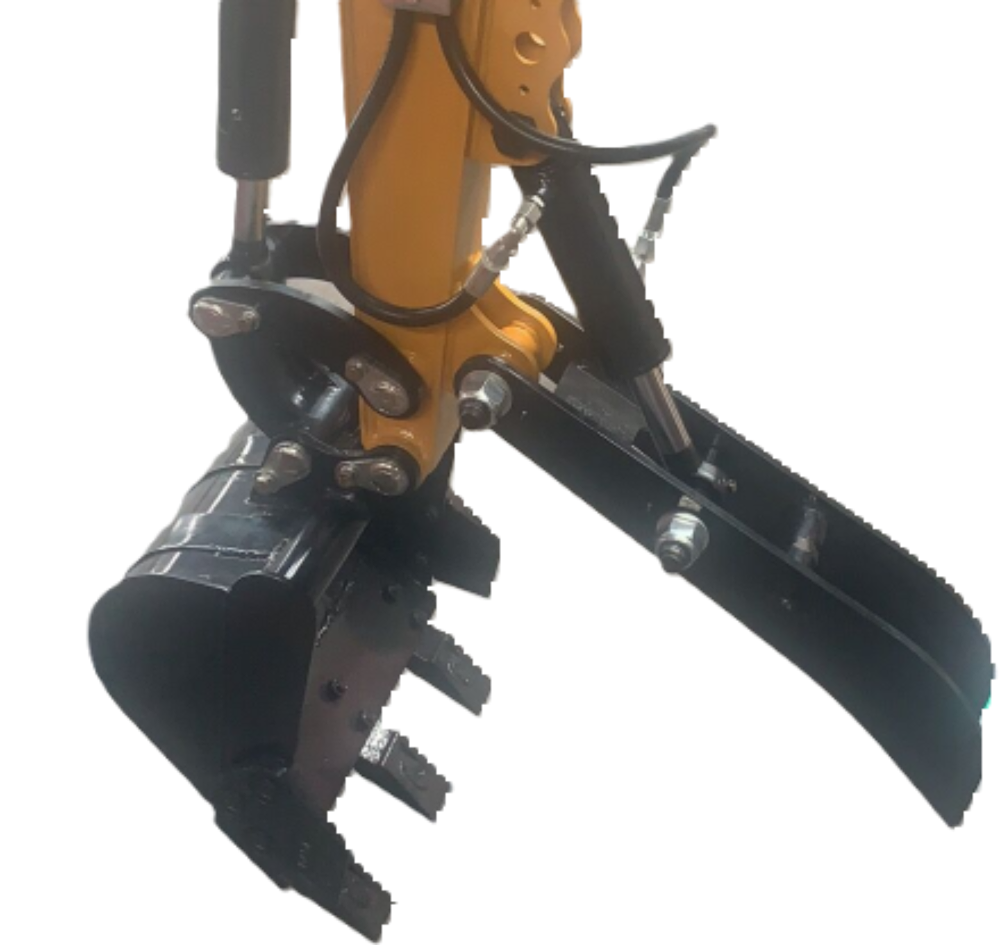 Pelle hydraulique avec brosse à doigt | QH12 H12 H15 QS12R