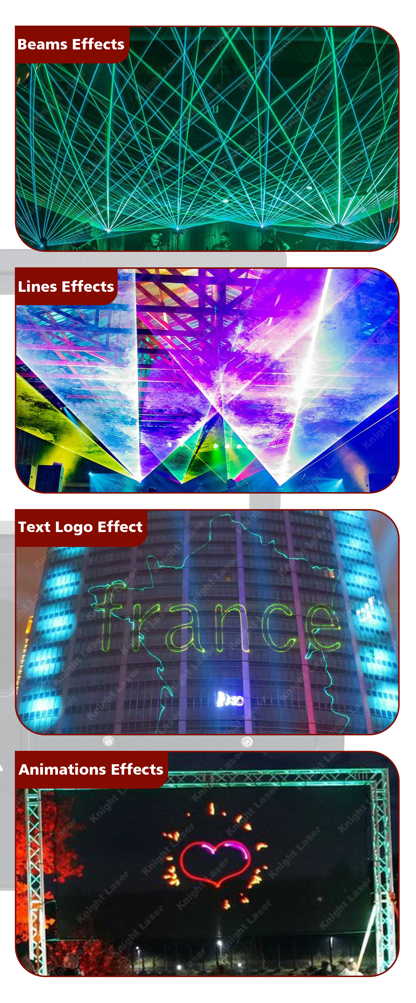 R-30 60w rgb laser light details