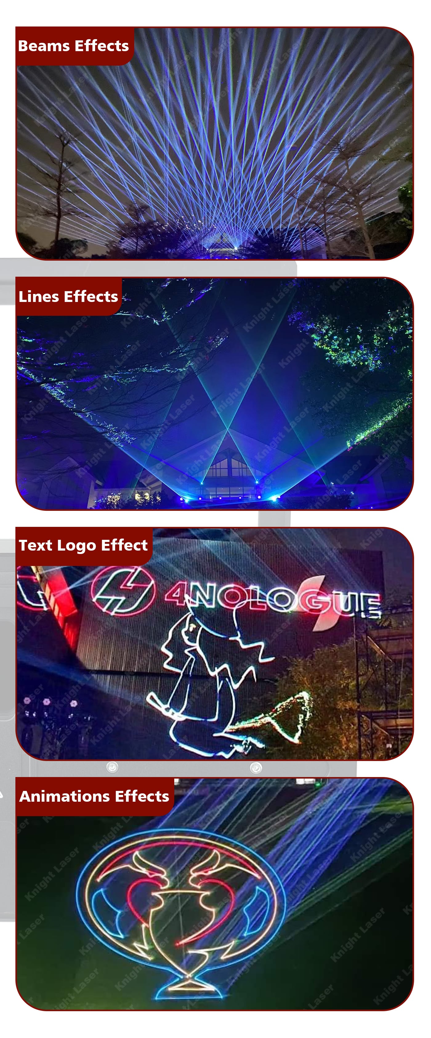 R-30 60w rgb laser light built-in fb4 supplier