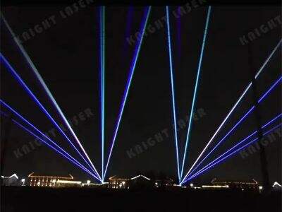 Creating Immersive Brand Experiences with a Building Laser Light Projection